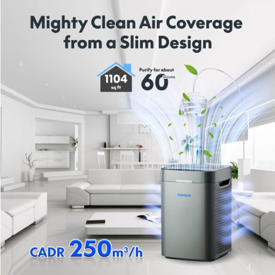 HEPA Air Purifier for Large Rooms - H13 True HEPA Filter Removes 99.97% Allergens, Pet Dander, Dust - 210 Sq Ft Coverage, Ultra Quiet 34W - Perfect for Bedroom, Office, Living Room