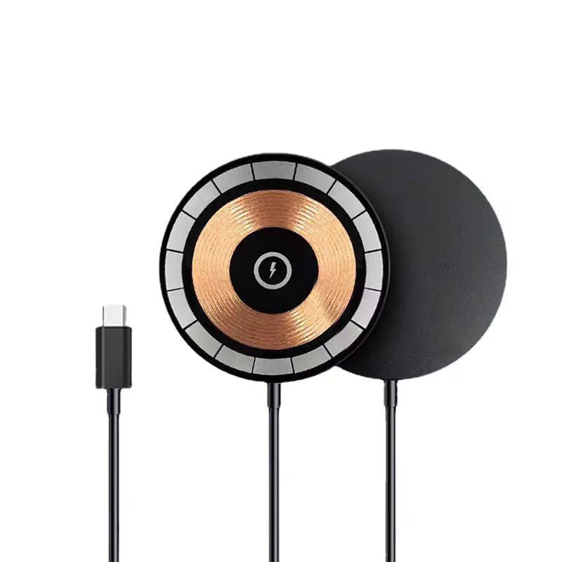 iPhone Wireless Charger 15W - Magnetic Qi2 Fast Charging Pad Compatible with iPhone 16/15/14/13/12 Series - MagSafe Compatible