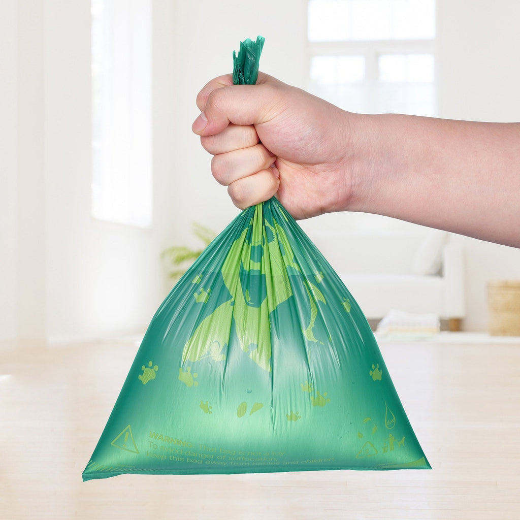 Dog Poop Bags - 270 Count Biodegradable Waste Bags with Lavender Scent & Easy-Tie Handles