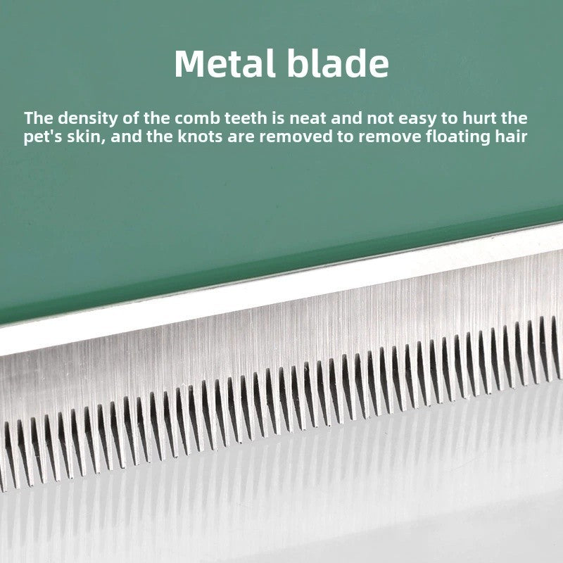 Pet Deshedding Tool - Self-Cleaning Grooming Brush for Dogs & Cats - Reduces Shedding 95%